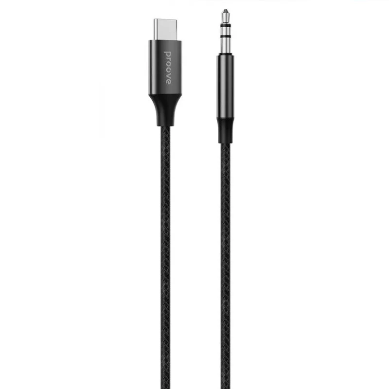 

Аудио кабель Aux Proove SoundTrack Type-C to 3.5mm (1m) (Black)