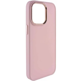 TPU чохол Bonbon з металевими кнопками на Apple iPhone 13 Pro (6.1") — Рожевий / Light pink