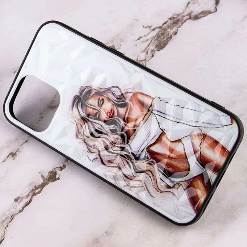 Стеклянный чехол Prisma Ladies на Apple iPhone 11 Pro (5.8") – White. Фото 2 из 3