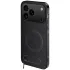 TPU+PC чохол Carbon Kickstand Magnetic Case для Apple iPhone 18 Pro Max – Black. Фото 1 з 3
