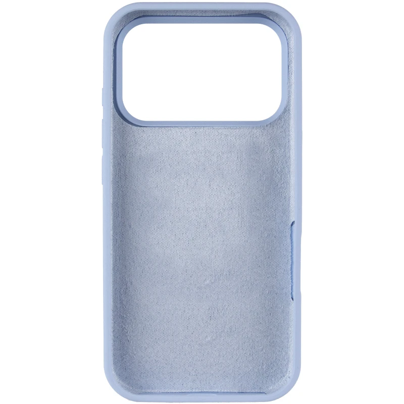 Чохол з закритим низом Silicone Case на Apple iPhone 17 Pro Max (6.9") – Блакитний / Lilac Blue. Фото 5 з 8