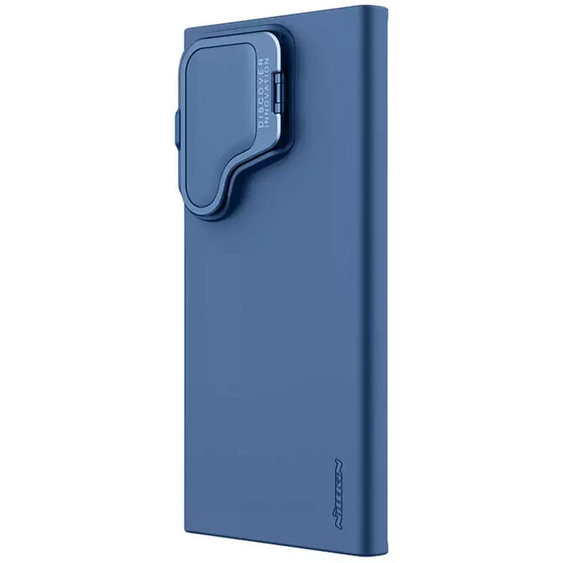 Силиконовая накладка Nillkin Camshield Silky Prop для Samsung Galaxy S24 Ultra – Blue. Фото 8 из 14