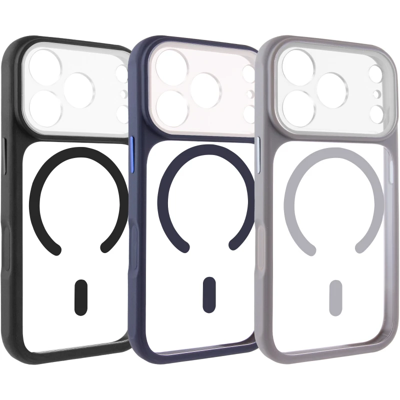 Чохол TPU GETMAN Moon Clear with MagSafe для Apple iPhone 17 Pro Max (6.9") фото 1 з 2