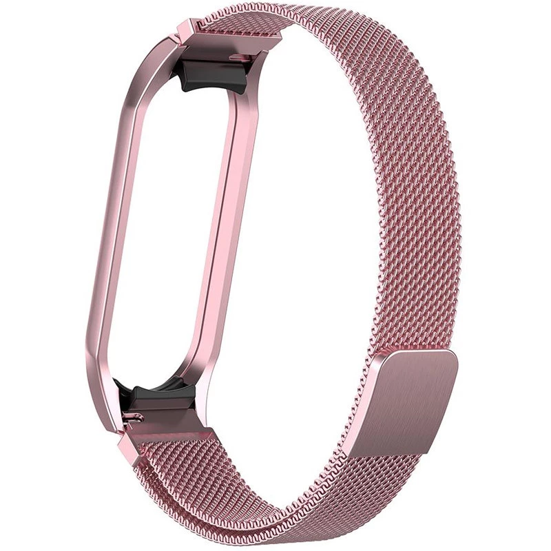 

Ремінець Milanese Loop Design для Xiaomi Mi Band 5 (Rose Gold)