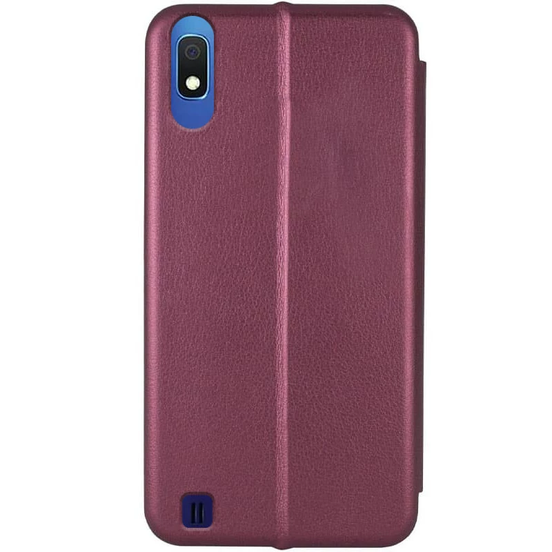 Чехол-книжка классический для Samsung Galaxy A10 (A105F) – Бордовый. Фото 3 из 6
