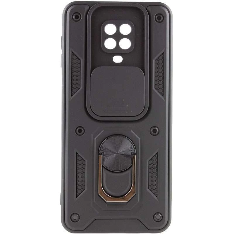 Ударопрочный чехол Serge Ring с защитой камеры для Xiaomi Redmi Note 9s / Note 9 Pro / Note 9 Pro Max – Черный. Фото 2 из 6