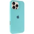 Чехол Silicone Case с закрытым низом для Apple iPhone 16 Pro Max – Бирюзовый / Marine Green. Фото 2 из 8
