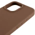 Чохол з закритим низом Silicone Case на Apple iPhone 16 Pro Max – Коричневий / Brown. Фото 5 з 6