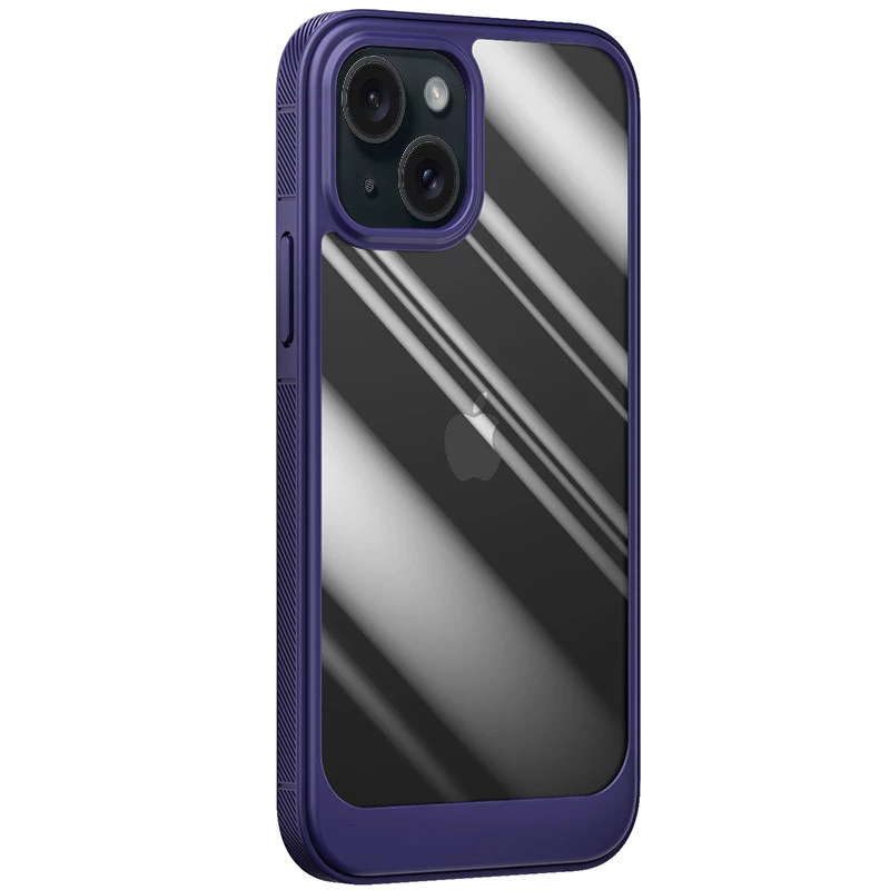 Силиконовый чехол с плотным ободком для Apple iPhone 15 (6.1") – Purple. Фото 2 из 4