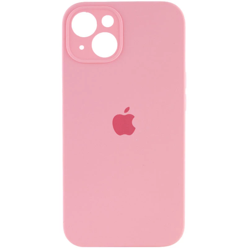 

Чохол Silicone Case з захистом камери на Apple iPhone 13 (6.1") (Рожевий / Light pink / PVH)