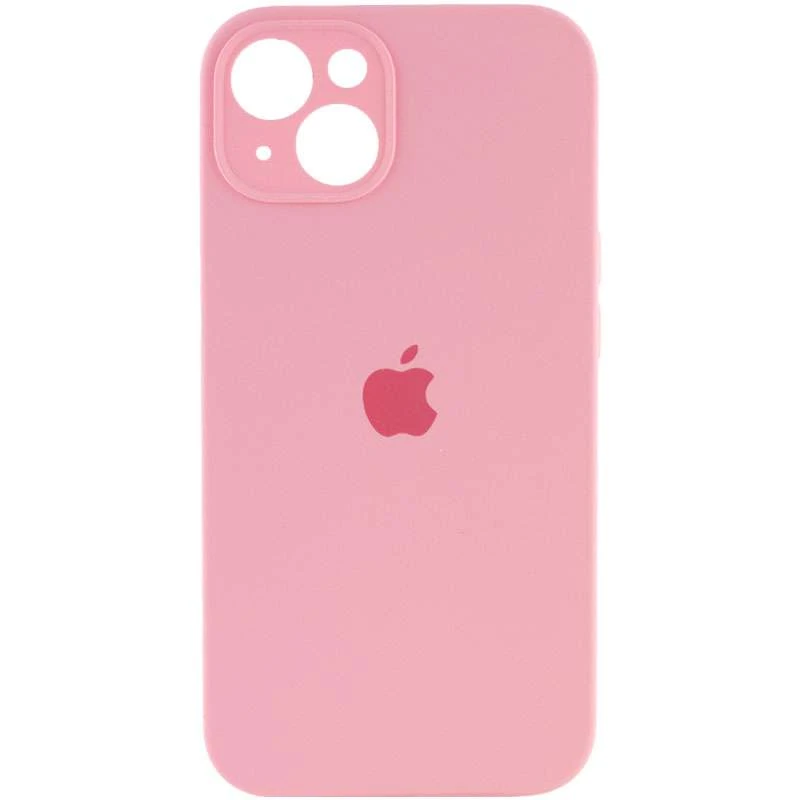 

Чехол Silicone Case с защитой камеры для Apple iPhone 14 (6.1") (Розовый / Light pink), Рожевий / light pink