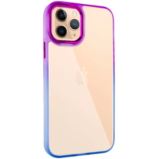 Силиконовый чехол фреш для Apple iPhone 11 Pro (5.8") — Синий / Фиолетовый