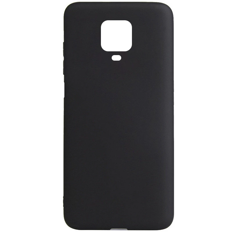 Чёрный силиконовый чехол Epik для Xiaomi Redmi Note 9s / Note 9 Pro / Note 9 Pro Max фото 1 из 1