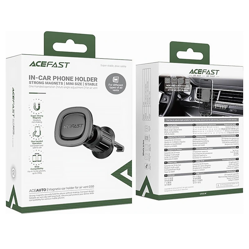 Автотримач Acefast D50 – Black. Фото 3 з 3