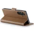 Шкіряний чохол-книжка CaseMe Nappa leather для Samsung Galaxy S26 FE – Brown. Фото 6 з 6