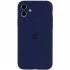 Чохол Silicone Case з захистом камери на Apple iPhone 12 (6.1") – Синій / Deep navy. Фото 1 з 1