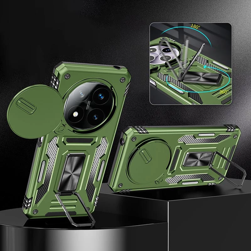 Ударопрочный чехол Square Ring c шторкой на камеру для Xiaomi Redmi Note 14 Pro 5G – Оливковый / Army Green. Фото 3 Ударопрочный чехол Square Ring c шторкой на камеру для Xiaomi Redmi Note 14 Pro 5G – Оливковый / Army Green. Фото 3 из 4