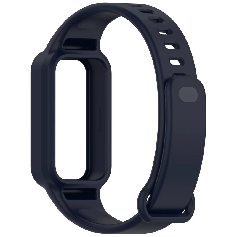 Силиконовый ремешок для Xiaomi Mi Smart Band 9 Active – Midnight Blue. Фото 2 из 2