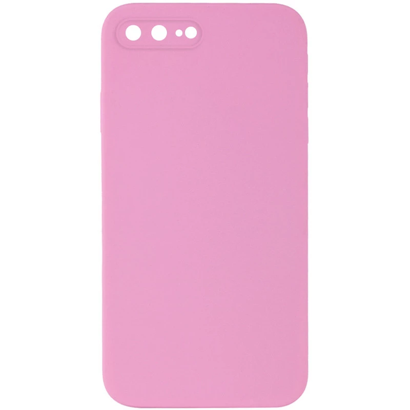 Чохол Silicone Case Square L з захистом камери на Apple iPhone 7 plus / 8 plus – Рожевий / Light pink. Фото 1 з 3