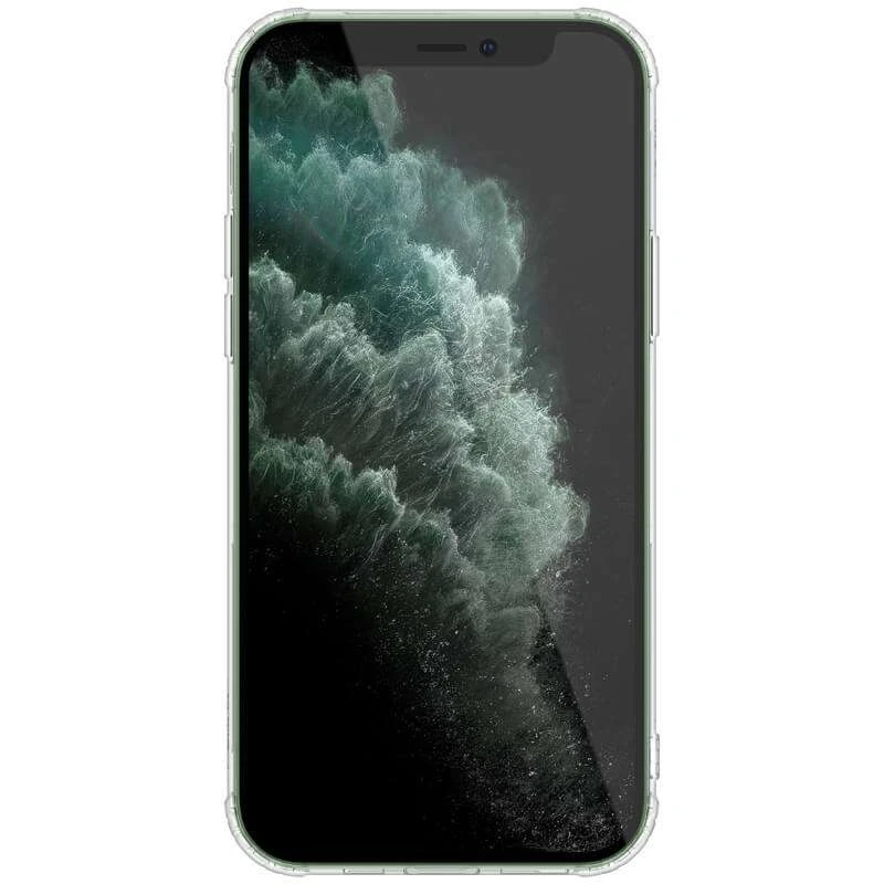 Ультратонкий силіконовий чохол Nillkin на Apple iPhone 12 Pro Max (6.7") – Безбарвний (прозорий). Фото 2 з 7