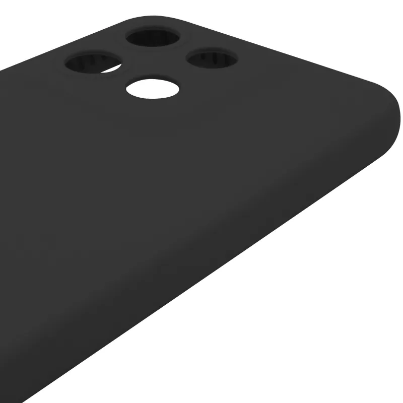 Чехол Silicone Case Lakshmi Premium з закритою камерою на Motorola Moto G15 4G – Черный / Black. Фото 9 из 10