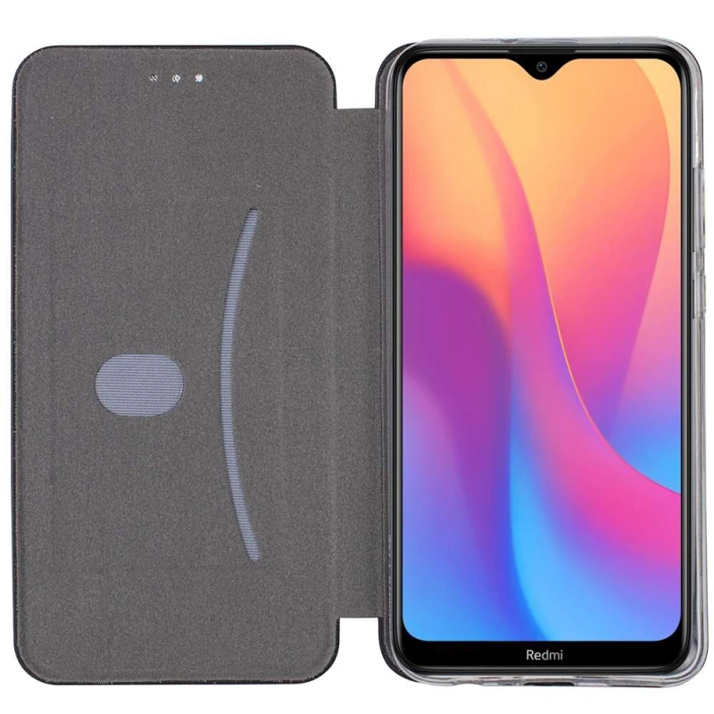 Чехол-книжка классический для Xiaomi Redmi 8a – Бордовый. Фото 3 Чехол-книжка классический для Xiaomi Redmi 8a – Бордовый. Фото 3 из 3