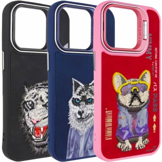 TPU+PC чехол с животными для Apple iPhone 16 фото 1 из 3