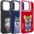 TPU+PC чохол з тваринами для Apple iPhone 16 фото 2 з 3