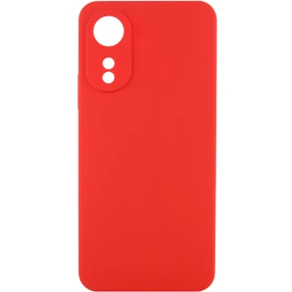 Чохол Silicone Case Lakshmi Premium із закритою камерою для Oppo A78 4G — Червоний / Red