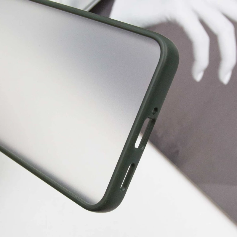 Захистний чохол TPU+PC матовий на Xiaomi Redmi Note 13 Pro+ – Dark Green. Фото 8 з 8
