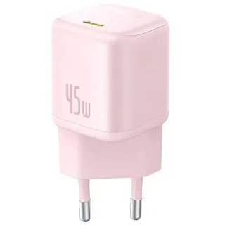 МЗП Baseus PicoGo GaN Fast Charger 45W (1USB-C) (P10176800) — Baby Pink