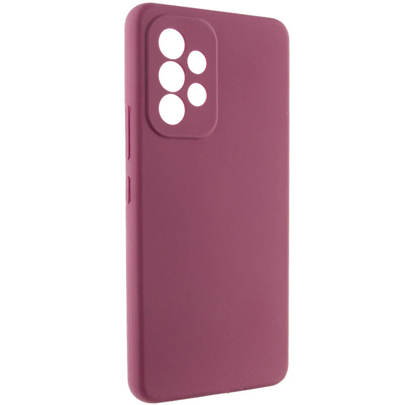 Чехол Silicone Case Lakshmi Premium з закритою камерою на Samsung Galaxy A52 4G / A52 5G – Бордовый / Plum. Фото 2 из 7