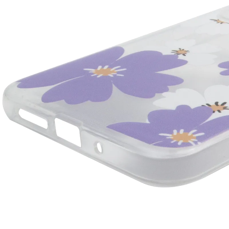Чехол TPU Clear Joy для Xiaomi Redmi 15 4G (Global) / 5G – Pastel Daisies. Фото 6 из 6