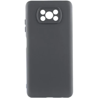Чохол Silicone Case Lakshmi Plus з закритою камерою на Xiaomi Poco X3 NFC / Poco X3 Pro — Сірий / Gray