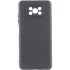 Чехол Silicone Case Lakshmi Plus с закрытой камерой для Xiaomi Poco X3 NFC / Poco X3 Pro – Серый / Gray. Фото 1 из 2