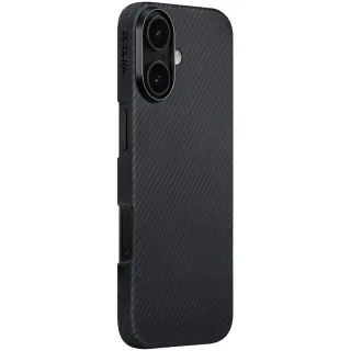 Чохол Aramid Fiber PTK Premium with MagSafe (NFC) для Apple iPhone 17 (6.3") фото 1 з 2
