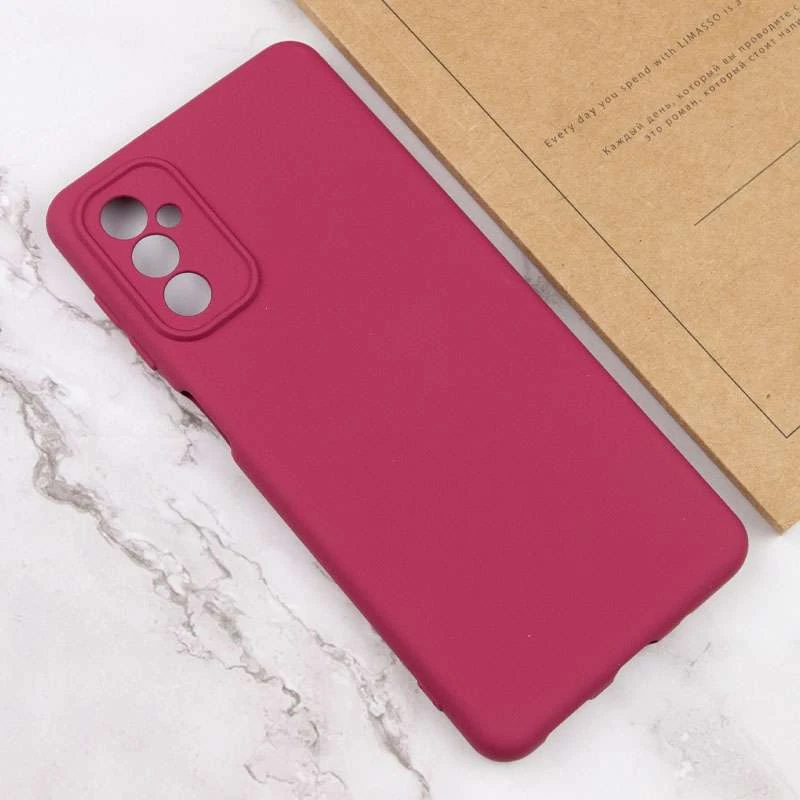Чохол Silicone Case Lakshmi з закритою камерою на Samsung Galaxy A14 4G/5G – Бордовий / Marsala. Фото 5 з 6