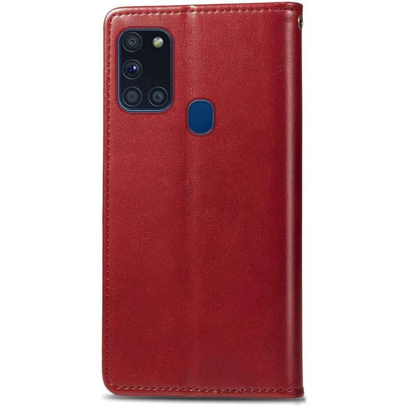 Чехол-книжка GETMAN галлант для Samsung Galaxy A21s – Красный. Фото 3 из 5