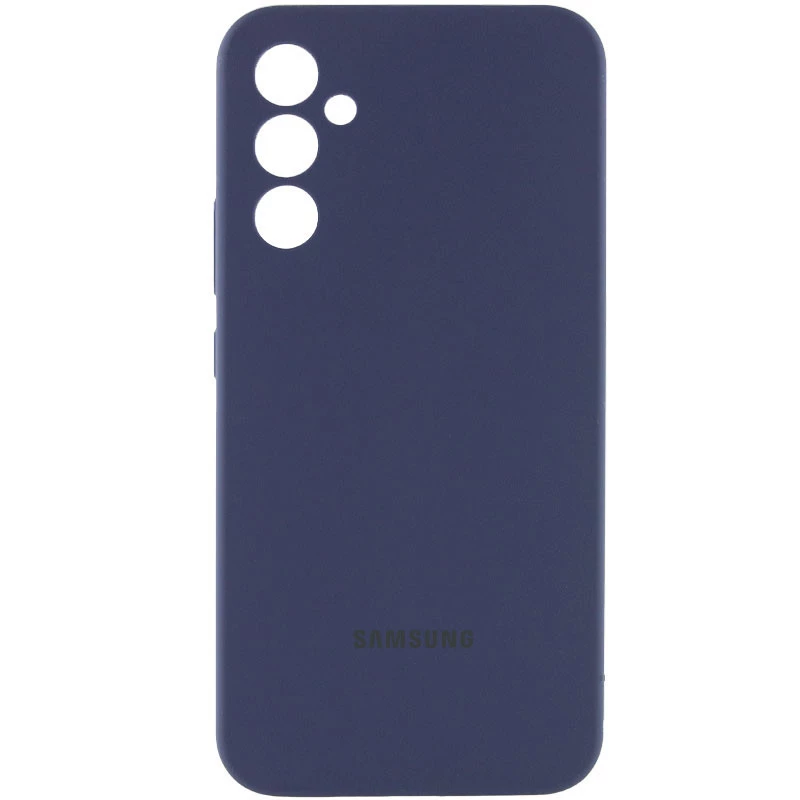 Чохол Silicone Case Lakshmi Premium L з закритою камерою на Samsung Galaxy A56 5G – Темно-синій / Midnight blue. Фото 1 з 6