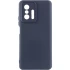 Чехол Silicone Case Lakshmi Plus с закрытой камерой для Xiaomi 11T / 11T Pro – Синий / Midnight Blue. Фото 1 из 4