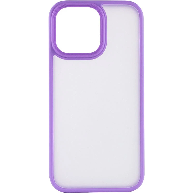 TPU+PC з металевими кнопками на Apple iPhone 15 Pro (6.1") – Бузковий / Light Purple. Фото 2 з 6
