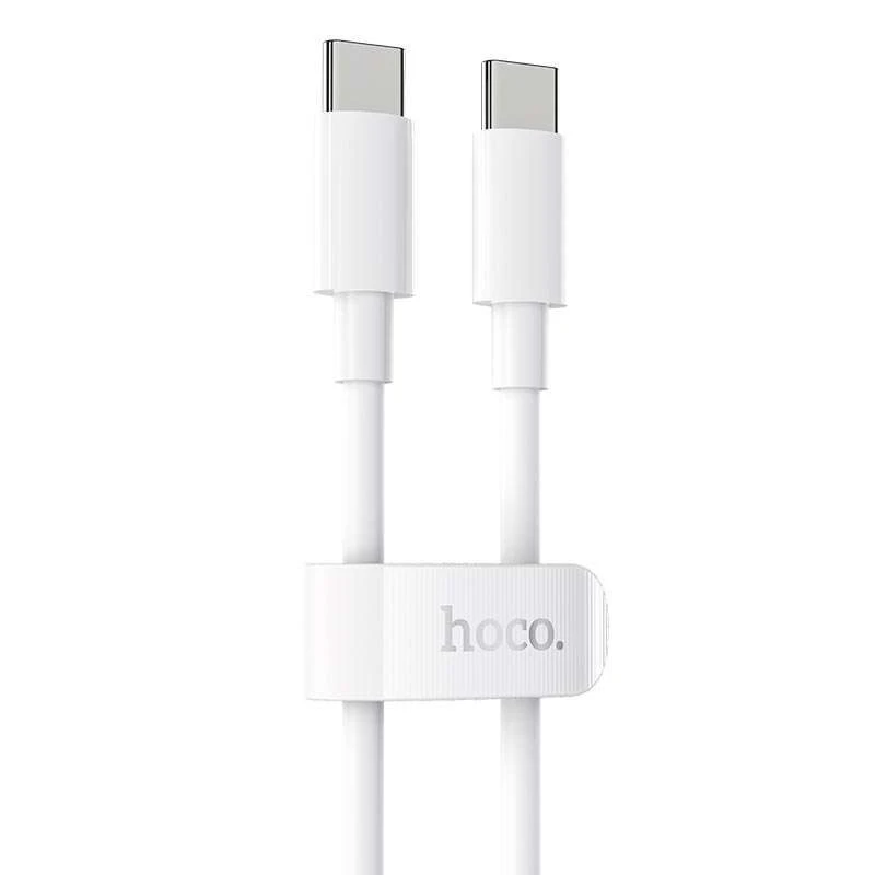 

Дата кабель Hoco X51 "High-power" Type-C to Type-C 100W (2m) (Белый), Білий