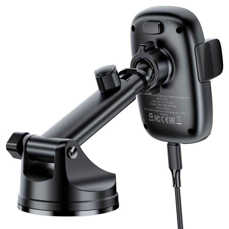 Автотримач з БЗП Acefast D49 Wireless Charging 15W – Black. Фото 3 з 4