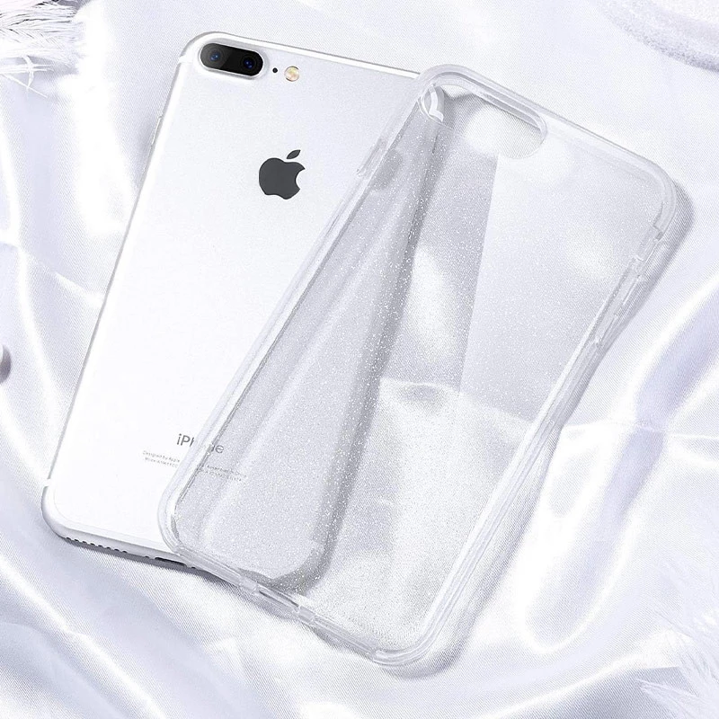 Блискучий силіконовий чохол на Apple iPhone 7 plus / 8 plus – Clear. Фото 3 Блискучий силіконовий чохол на Apple iPhone 7 plus / 8 plus – Clear. Фото 3 з 6