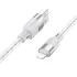 Дата кабель Hoco X99 Crystal Junction USB to Lightning (1.2m) – Gray. Фото 2 з 5
