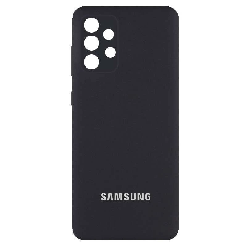 

Чохол Silicone Case з закритим низом та захистом камери на Samsung Galaxy A13 4G (Чорний / Black)