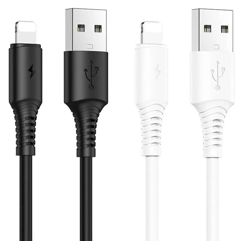 

Дата кабель Borofone BX47 Coolway USB to Lightning (1m)