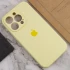 Чехол Silicone Case с защитой камеры для Apple iPhone 13 Pro (6.1") – Желтый / Mellow Yellow. Фото 6 из 7
