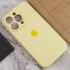 Чехол Silicone Case с защитой камеры для Apple iPhone 15 Pro Max (6.7") – Желтый / Mellow Yellow. Фото 5 из 6
