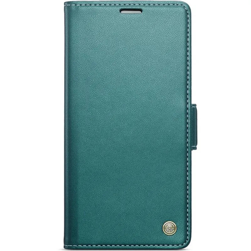 Шкіряний чохол-книжка CaseMe Nappa leather для Xiaomi Redmi Note 15 Pro 5G – Green. Фото 7 з 9